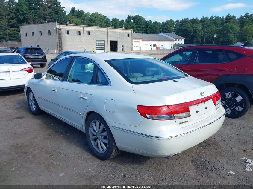 HYUNDAI AZERA 2006 VIN KMHFC46F56A105975