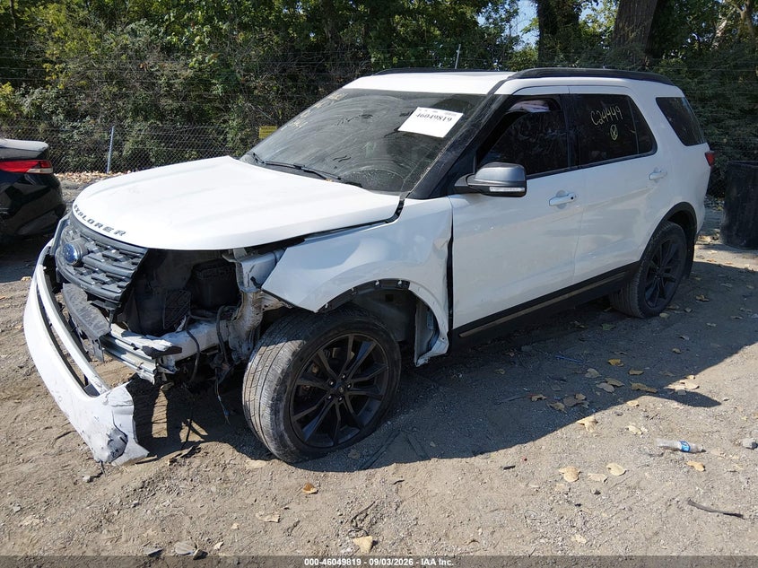 Vin: 1fm5k8d89jgc24449, lot: 46549305, ford explorer xlt 20182