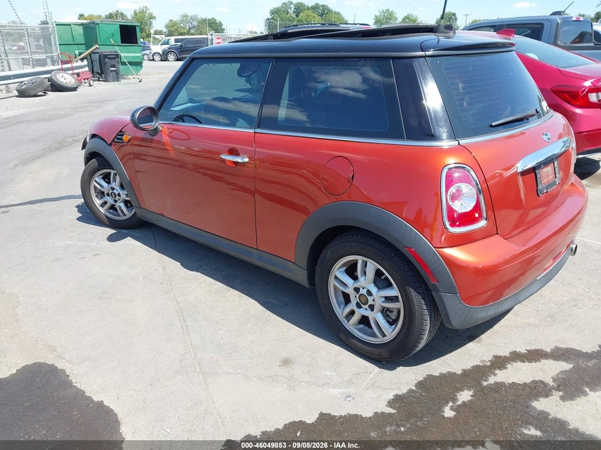 Vin: wmwsu3c50ct543659, lot: 46549339, mini cooper 20123