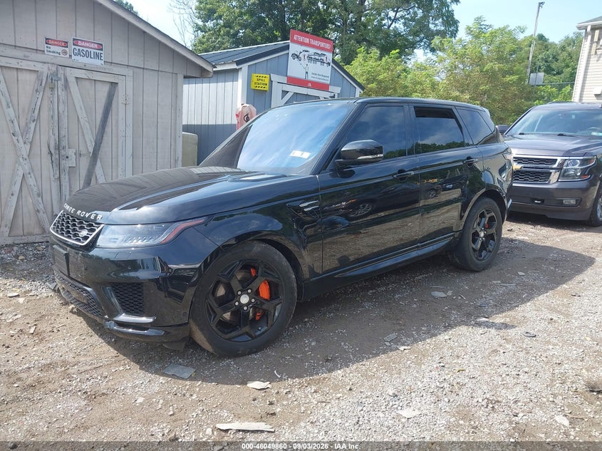 Vin: salwr2rv9ja190198, lot: 46549346, land rover range rover sport hse 20182