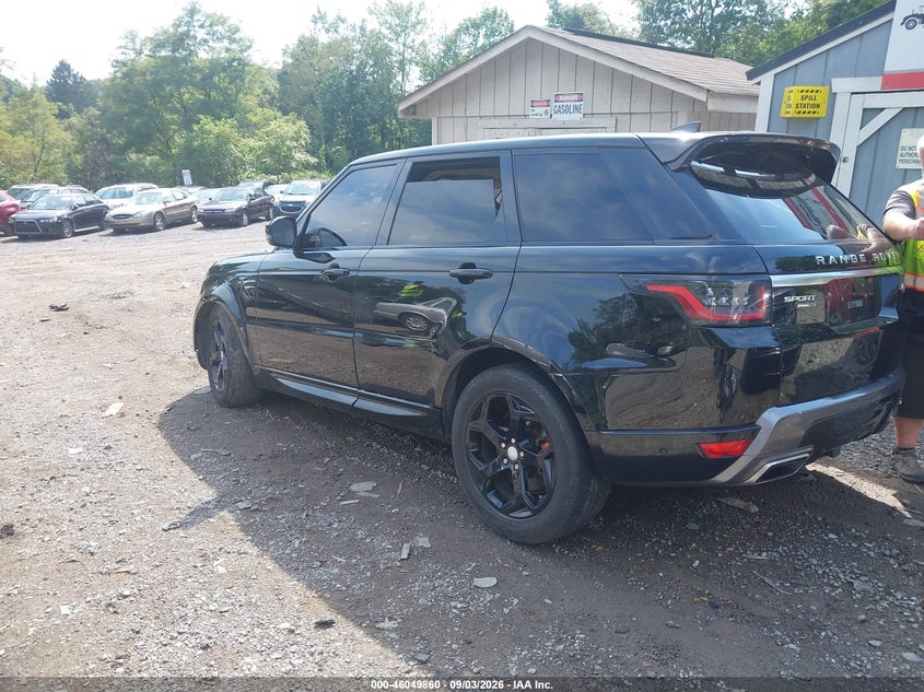Vin: salwr2rv9ja190198, lot: 46549346, land rover range rover sport hse 20183