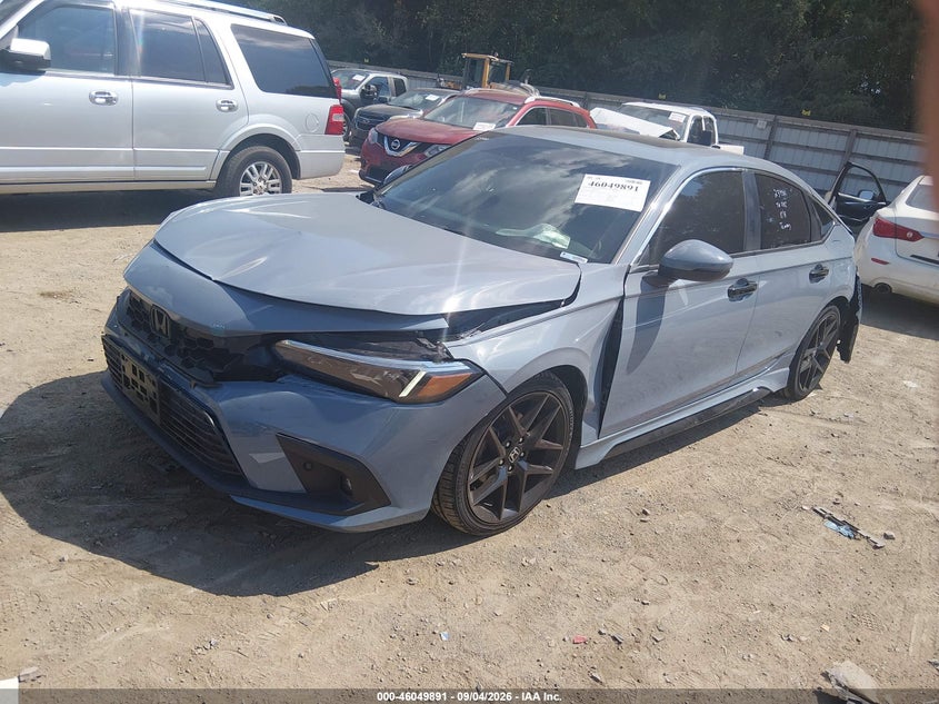 Vin: 19xfl1h89pe012859, lot: 46549377, honda civic sport touring 20232