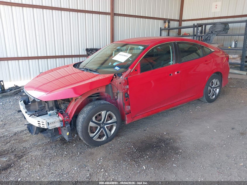 Vin: 2hgfc2f53jh558620, lot: 46549379, honda civic lx 20182