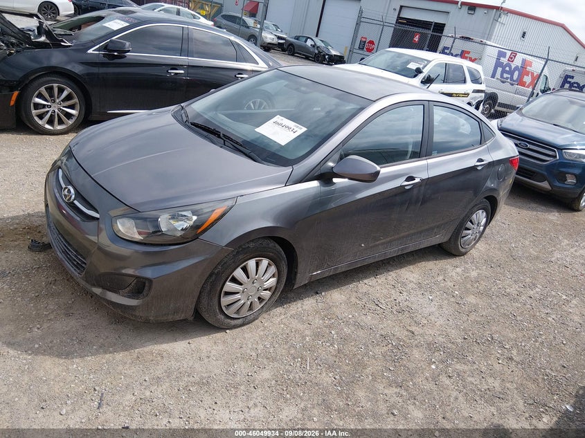 Vin: kmhct4ae4fu816695, lot: 46549420, hyundai accent gls 20152