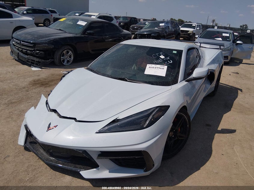 Vin: 1g1ya2d4xm5118549, lot: 46549446, chevrolet corvette stingray rwd  1lt 20212