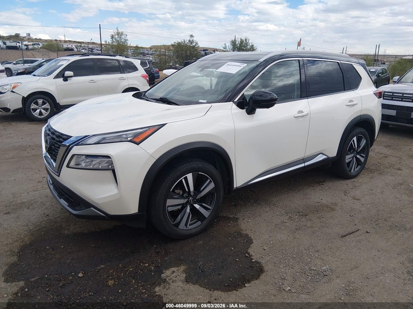 Vin: jn8bt3cb7pw473937, lot: 46549489, nissan rogue sl intelligent awd 20232