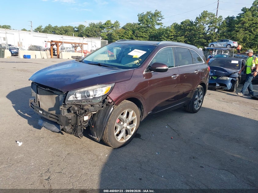 Vin: 5xypkda58gg075141, lot: 46549609, kia sorento 3.3l sx 20162