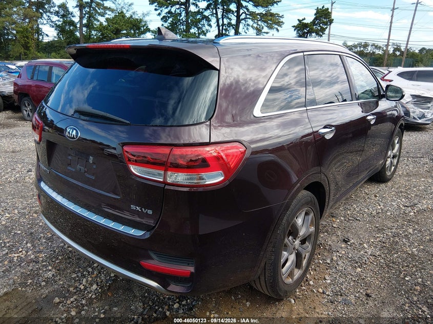 Vin: 5xypkda58gg075141, lot: 46549609, kia sorento 3.3l sx 20164