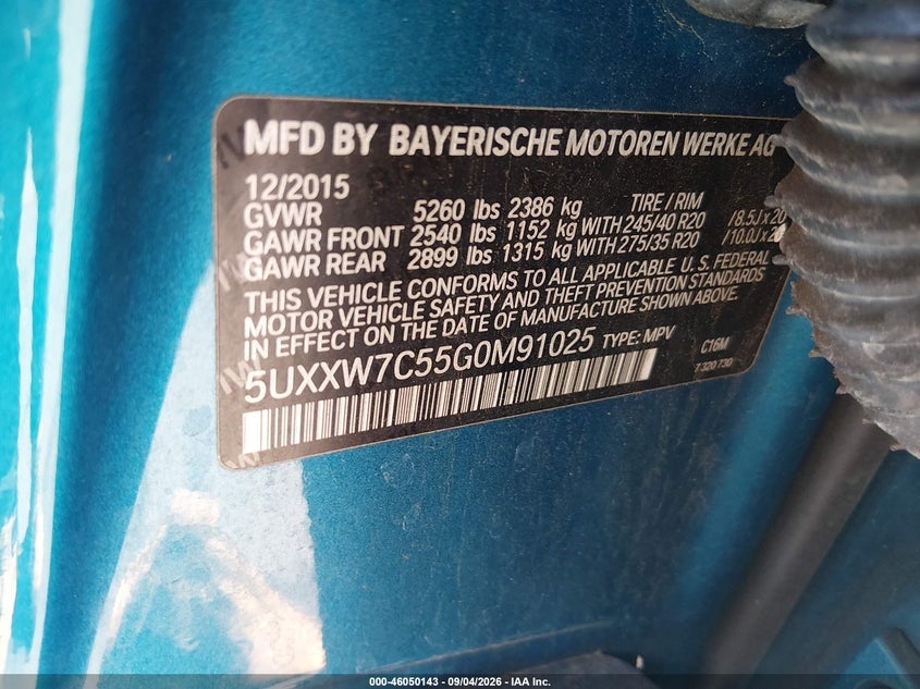 2016 BMW X4 M40I · Фото 9