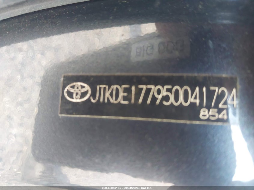 SCION TC 2005 VIN JTKDE177950041724