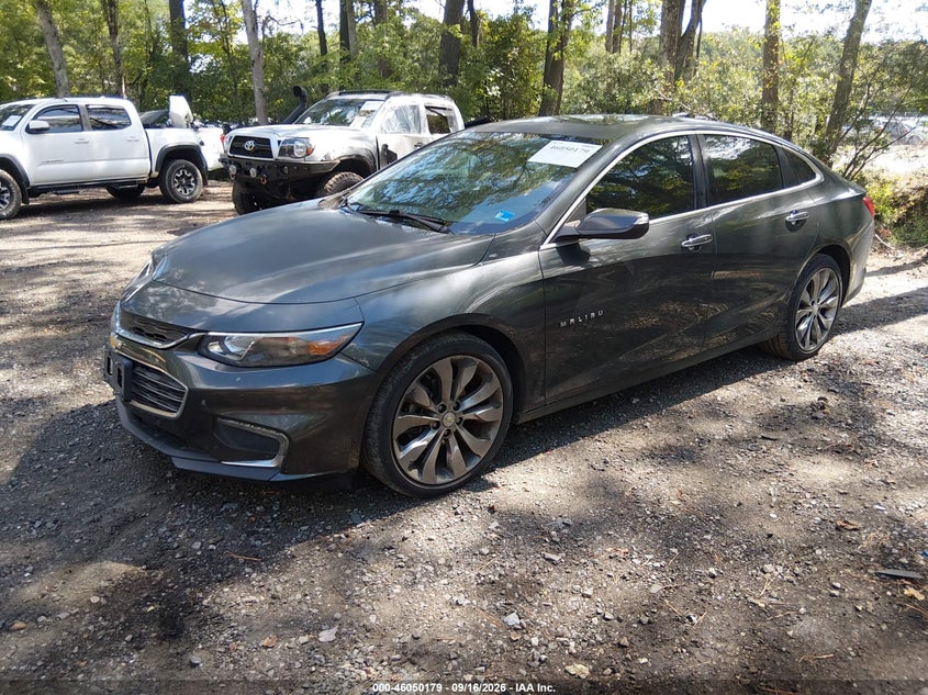 2017 Chevrolet Malibu, Удар спереди, IAAI, VIN 1G1ZH5SX4HF122000 — фото 2