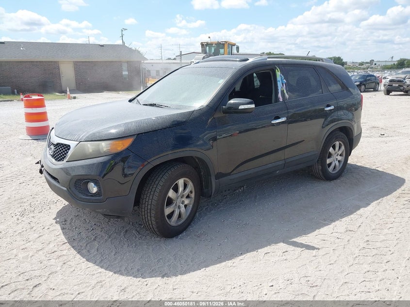 Vin: 5xykt3a14bg078013, lot: 46549667, kia sorento lx 20112