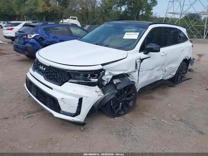 Vin: 5xyrkdlf5pg163823, lot: 46549700, kia sorento sx 20232