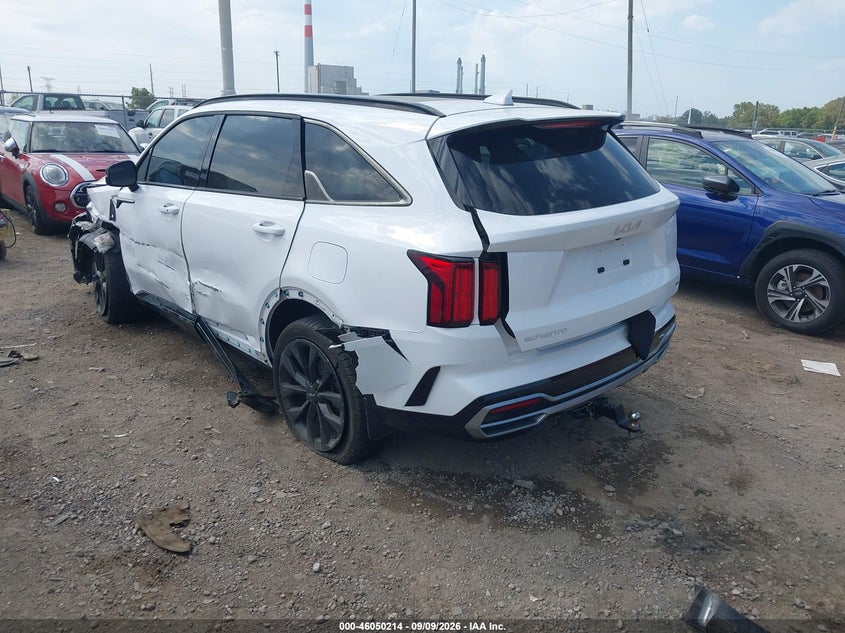 Vin: 5xyrkdlf5pg163823, lot: 46549700, kia sorento sx 20233
