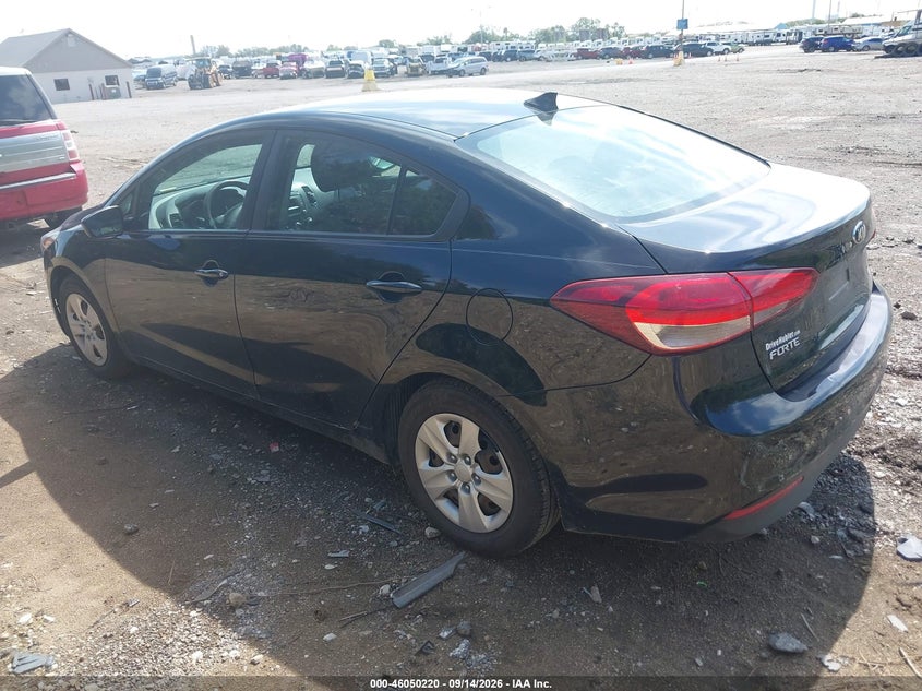 Vin: 3kpfk4a7xhe104697, lot: 46549706, kia forte lx 20173