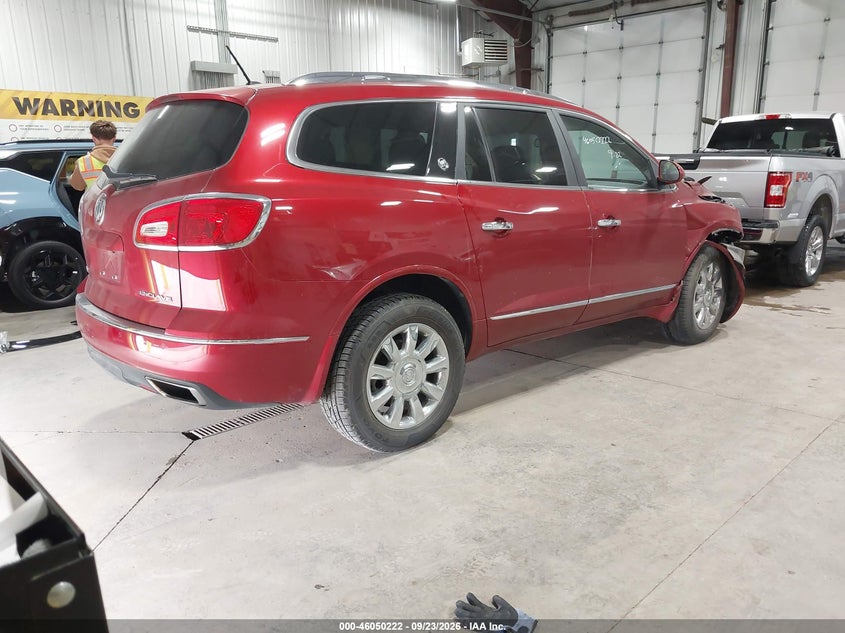 Vin: 5gakvbkd0ej231389, lot: 46549708, buick enclave leather 20144