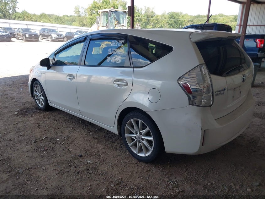 TOYOTA PRIUS V 2012 VIN JTDZN3EU7C3049026
