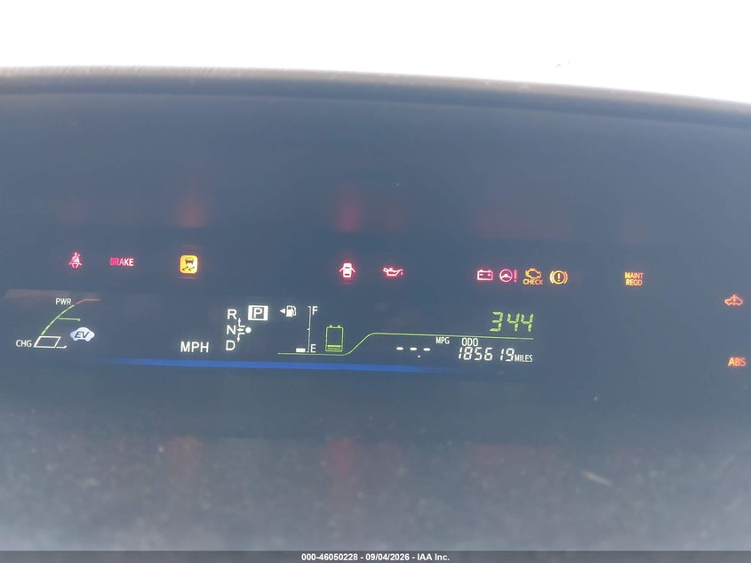 TOYOTA PRIUS V 2012 VIN JTDZN3EU7C3049026