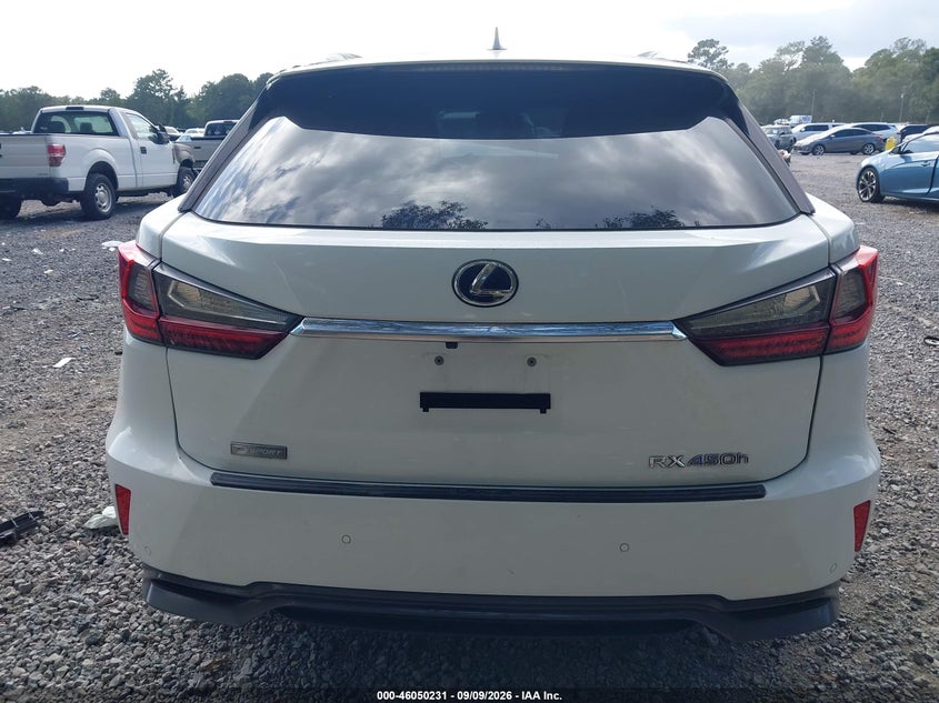 LEXUS RX 450H 2016 VIN 2T2BGMCA7GC002887