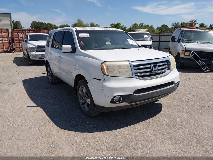 Vin: 5fnyf3h5xcb034066, lot: 46549740, honda pilot ex-l 20121