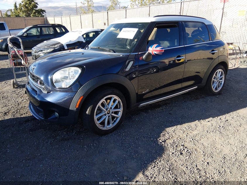 Vin: wmwzc5c50gwp49324, lot: 46549765, mini countryman cooper s 20162
