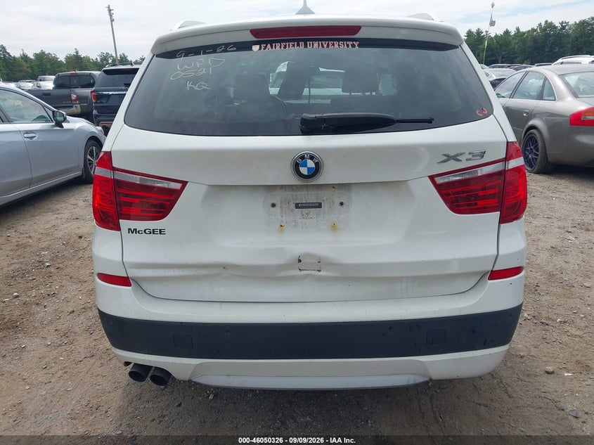 BMW X3 2011 VIN 5UXWX5C51BL710521