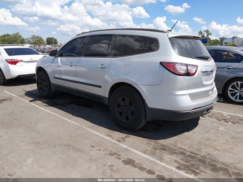 Vin: 1gnkrfed3ej329099, lot: 46549877, chevrolet traverse ls 20143