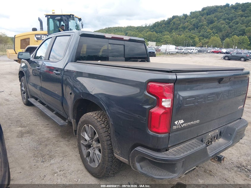 Vin: 1gcuyeed8kz250202, lot: 46549898, chevrolet silverado 1500 rst 20193