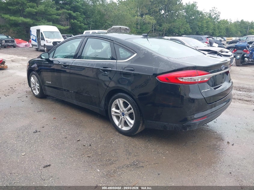 Vin: 3fa6p0uu2jr254478, lot: 46549944, ford fusion hybrid s 20183