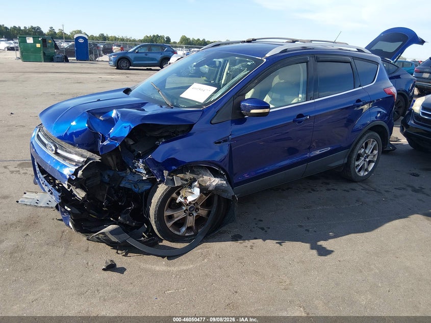 Vin: 1fmcu9jxxeue07871, lot: 46549963, ford escape titanium 20142