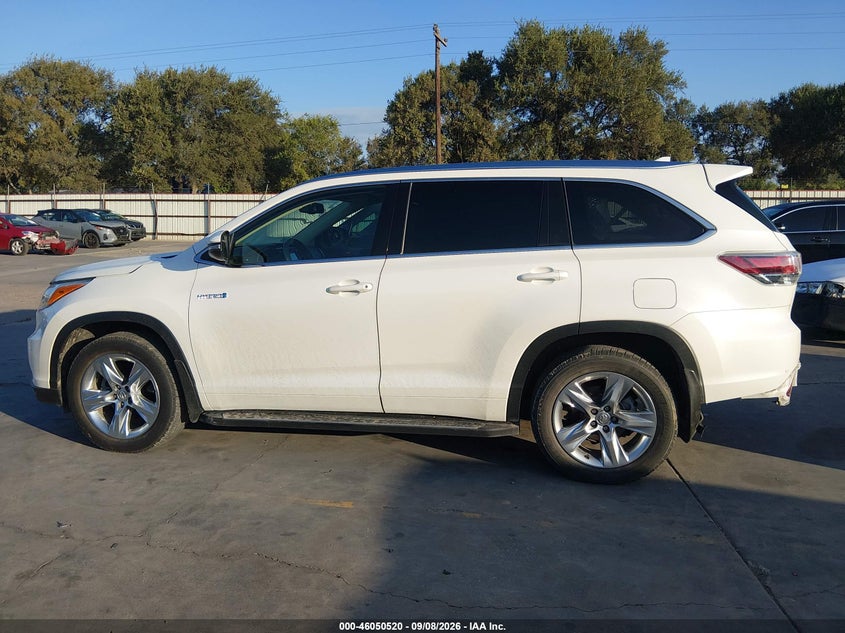 TOYOTA HIGHLANDER HYBRID 2015 VIN 5TDDCRFH0FS009345