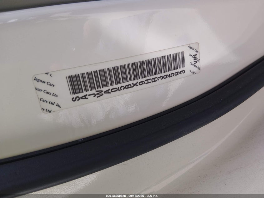 JAGUAR XF 2009 VIN SAJWA05BX9HR39593