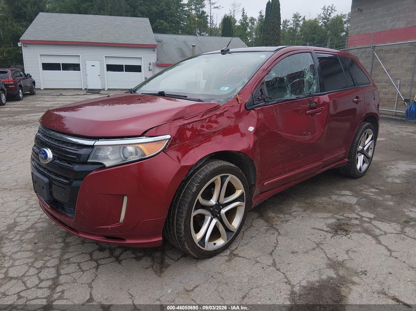 Vin: 2fmdk4ak1dba47041, lot: 46550176, ford edge sport 20132