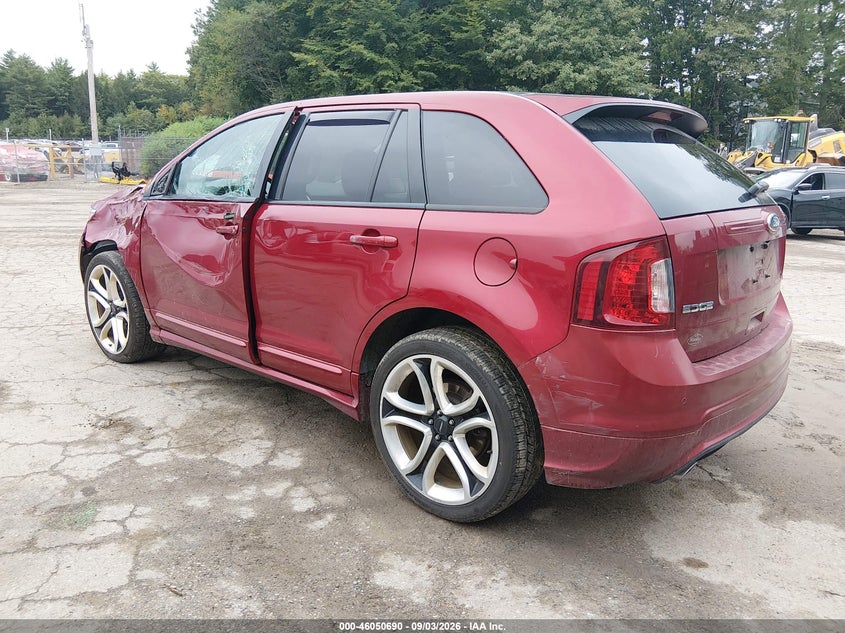 Vin: 2fmdk4ak1dba47041, lot: 46550176, ford edge sport 20133
