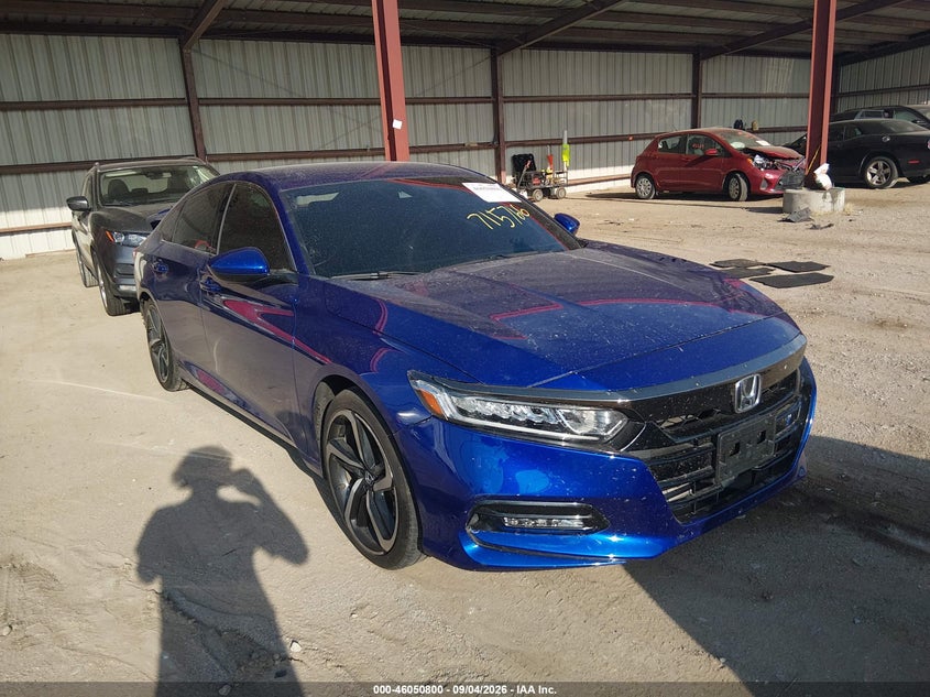 Vin: 1hgcv1f3xka095977, lot: 46550286, honda accord sport 2019 img_1