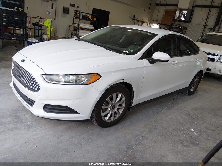 Vin: 3fa6p0g72gr199545, lot: 46550357, ford fusion s 20162