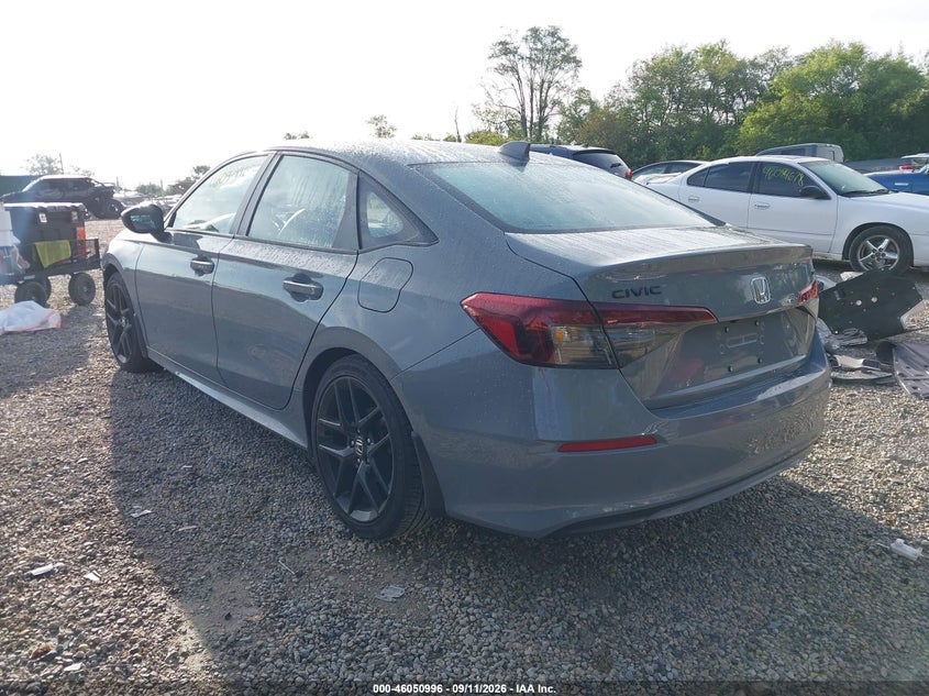 Vin: 2hgfe2f50th508593, lot: 46550482, honda civic sport 20263