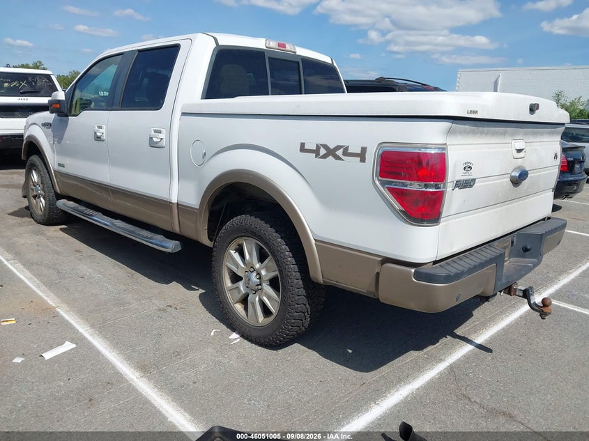 Vin: 1ftfw1et0dfb26492, lot: 46550491, ford f-150 lariat 20133