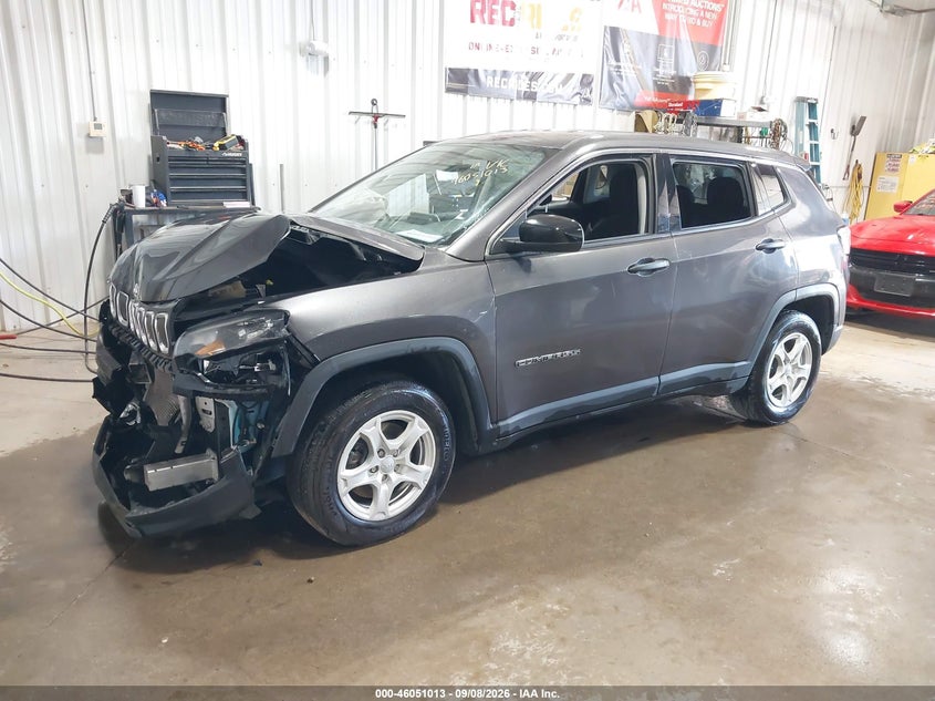 Vin: 3c4njcab7nt172654, lot: 46550499, jeep compass sport fwd 20222