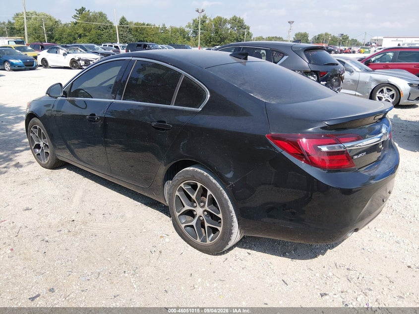 Vin: 2g4gl5ex0h9122248, lot: 46550501, buick regal turbo sport touring 20173