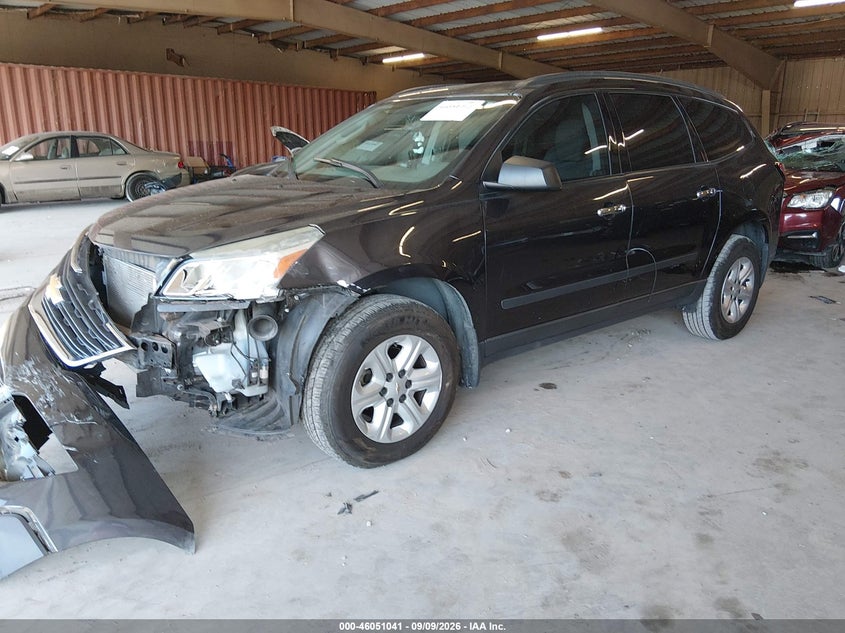 Vin: 1gnkrfkd5fj104737, lot: 46550527, chevrolet traverse ls 20152