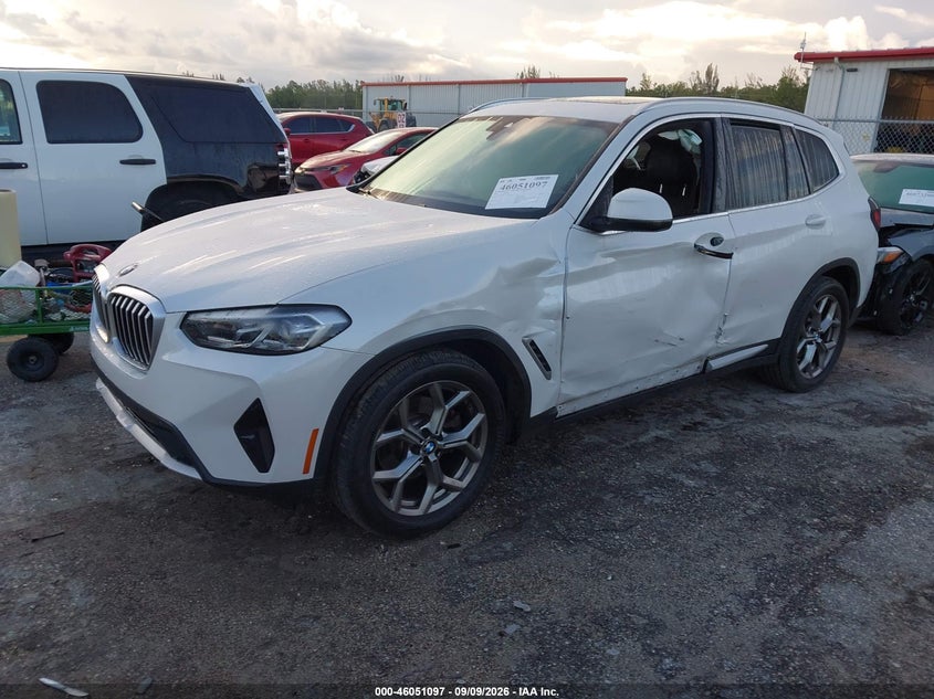 Vin: 5ux43dp01p9p77894, lot: 46550585, bmw x3 sdrive30i 20232