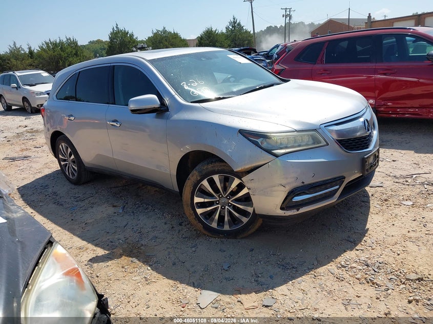 Vin: 5fryd3h4xfb005022, lot: 46550596, acura mdx technology package 20151
