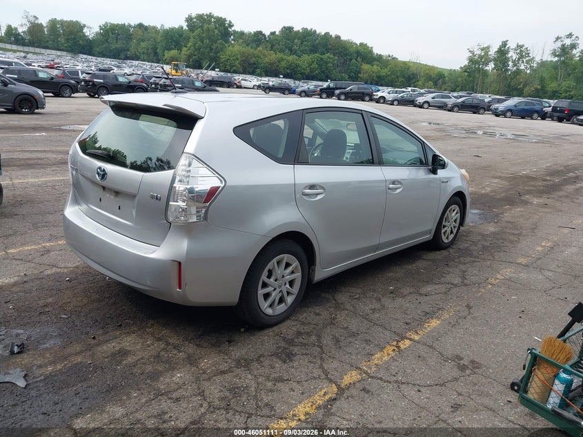 TOYOTA PRIUS V 2012 VIN JTDZN3EU8C3038293