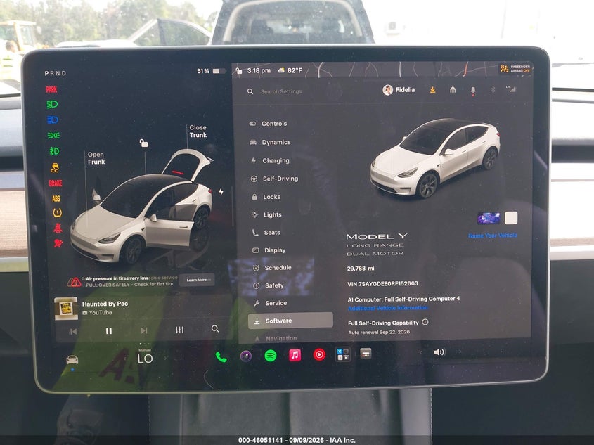 2024 TESLA MODEL Y auction photo 7