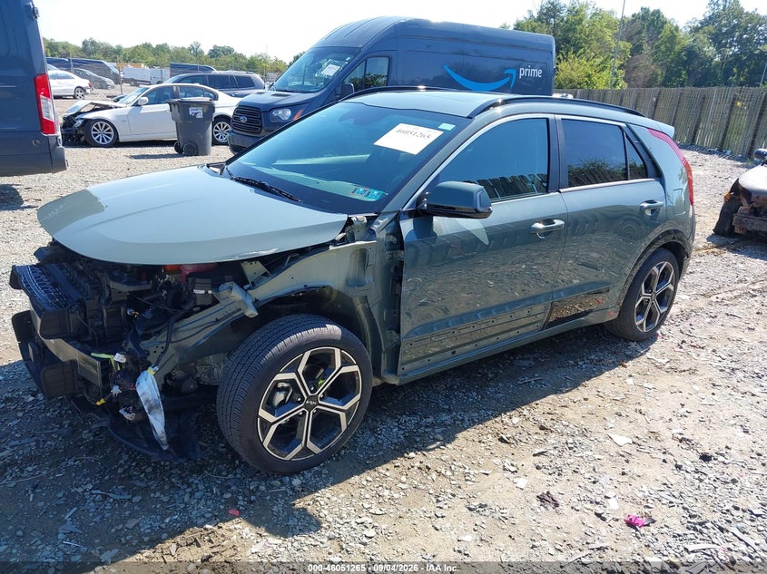 Vin: kndcr3le9s5214728, lot: 46550757, kia niro ex touring 20252