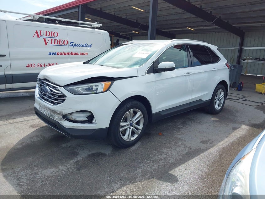 Vin: 2fmpk4j98kbc03745, lot: 46550761, ford edge sel 20192
