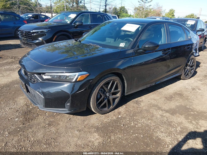 Vin: 2hgfe2f57sh500697, lot: 46550766, honda civic sport 20252