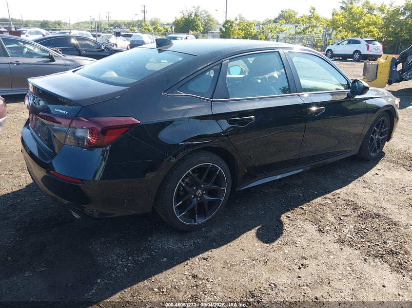 Vin: 2hgfe2f57sh500697, lot: 46550766, honda civic sport 20254