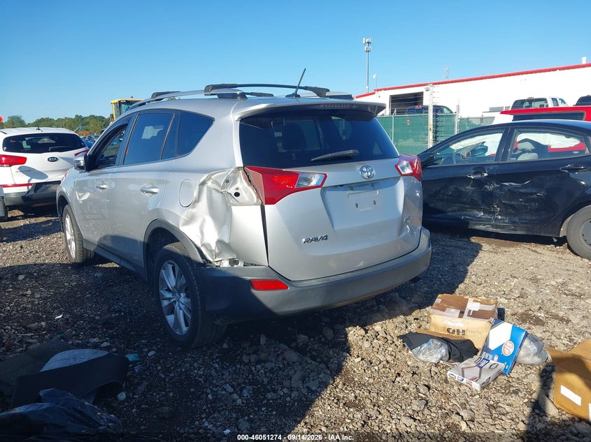 Vin: jtmdfrevxfj044180, lot: 46550767, toyota rav4 limited 20153